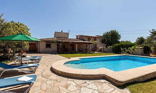 Finca Pollenca Mallorca 4 Personen Sommerküche