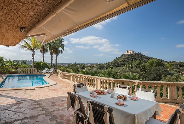 Finca Mallorca Arta 6 Personen Terrasse