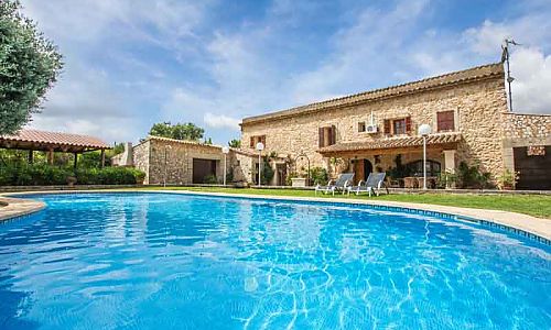 Finca Mallorca Buger 6 Personen Außengelände