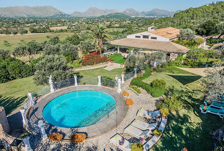 Finca Mallorca Pollenca 12 Personen Klimaanlage Pool