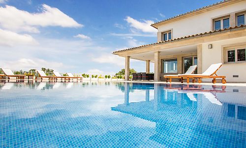 Finca Mallorca Muro 8 Personen Salzwasserpool