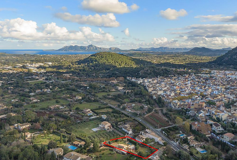 Luftaufnahme der Umgebung der Finca