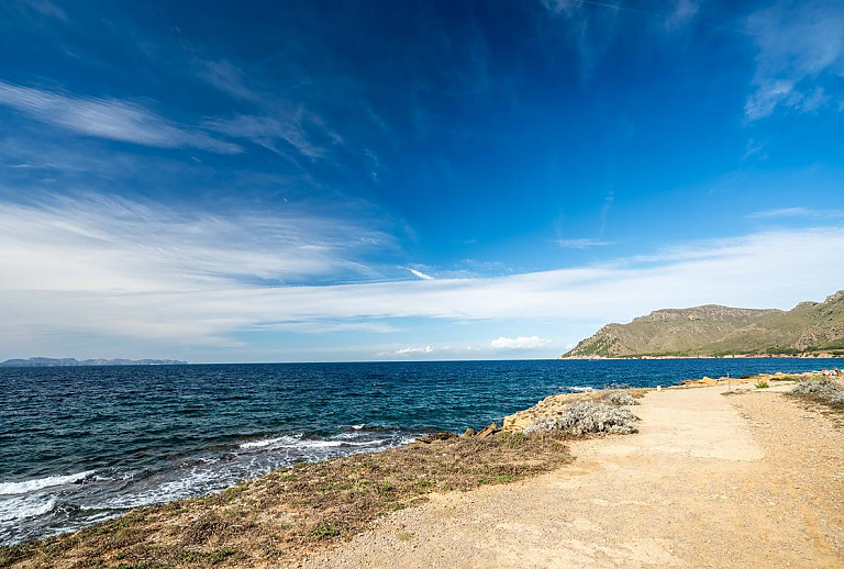 Meer vor dem Ferienhaus